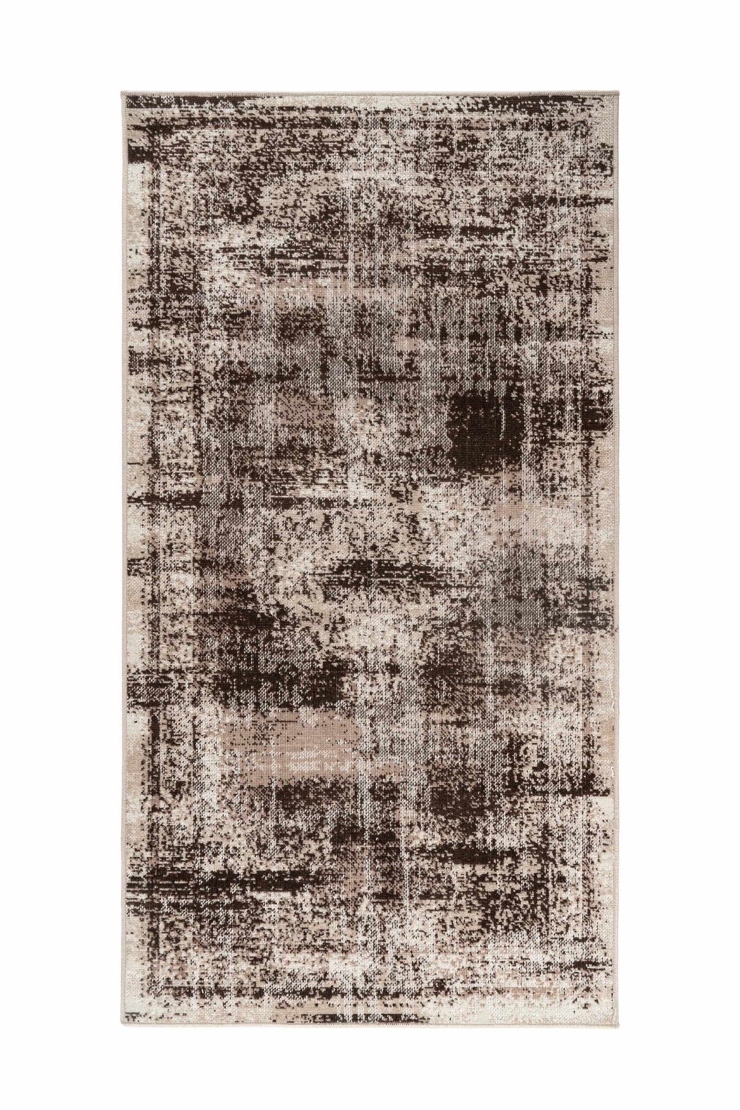 Ariya 225 Taupe / Braun 80cm x 150cm | Flachflor | Teppich