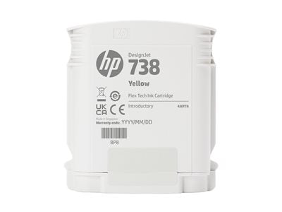 HP 738 130-ml Yellow DesignJet Ink Cartr