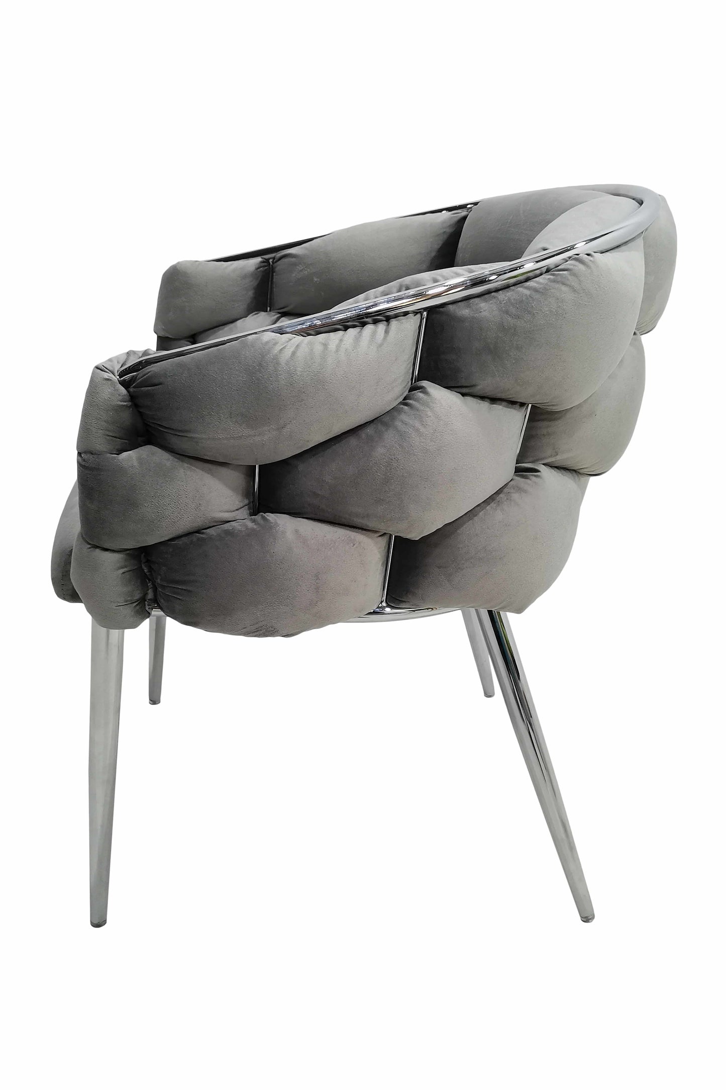 Stuhl Grace 125 2er-Set Taupe / Schwarz