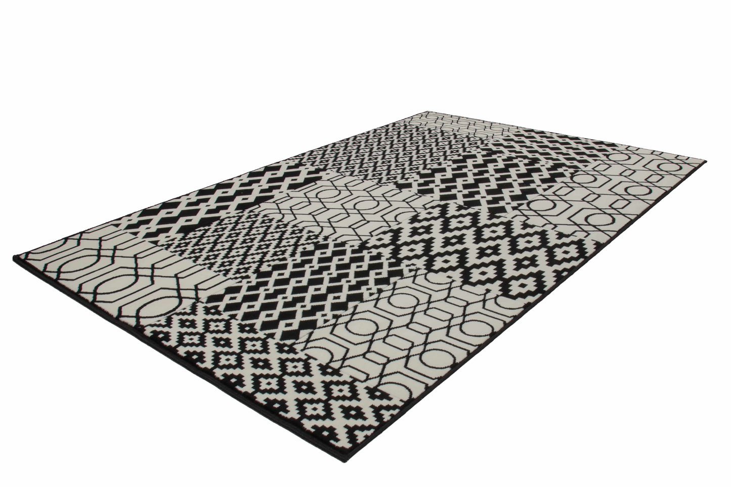 Lina 325 Multi / Schwarz 80cm x 150cm