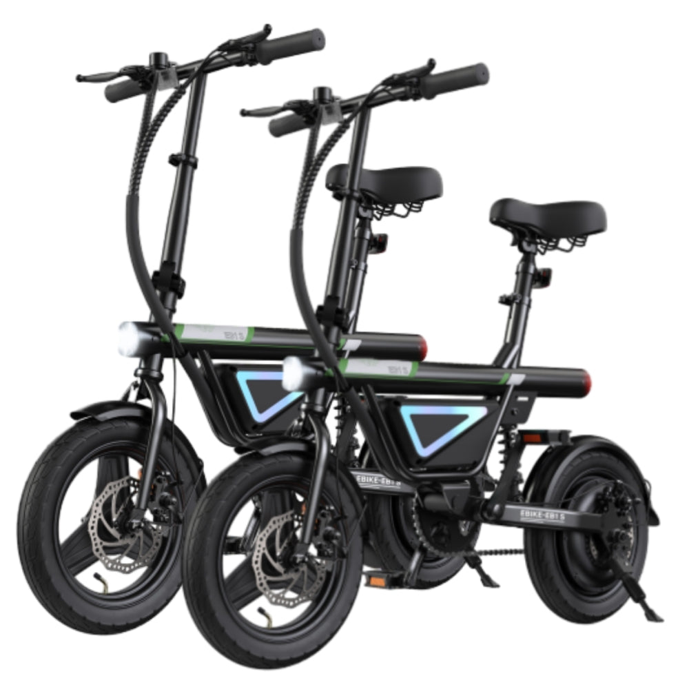 U1 / EB1S Kompaktes E-Bike Faltbar - EB1S Schwarz – 2 Stück