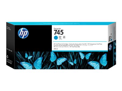 HP 745 Tintenpatrone Cyan 300 ml