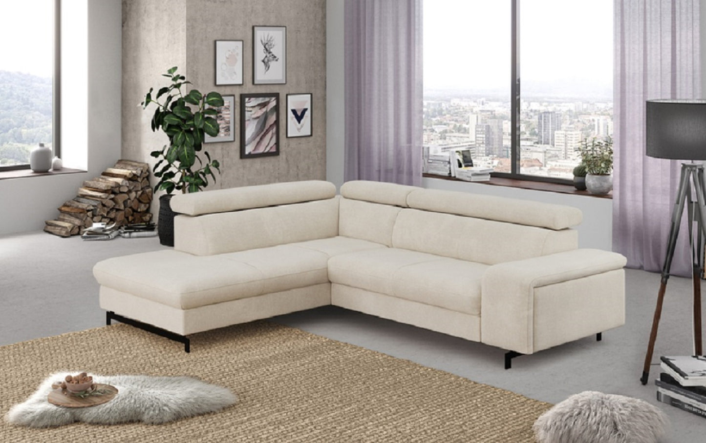 Ecksofa Emma mit Schlaffunktion und Bettkasten – Funktionalität trifft auf elegantes Design