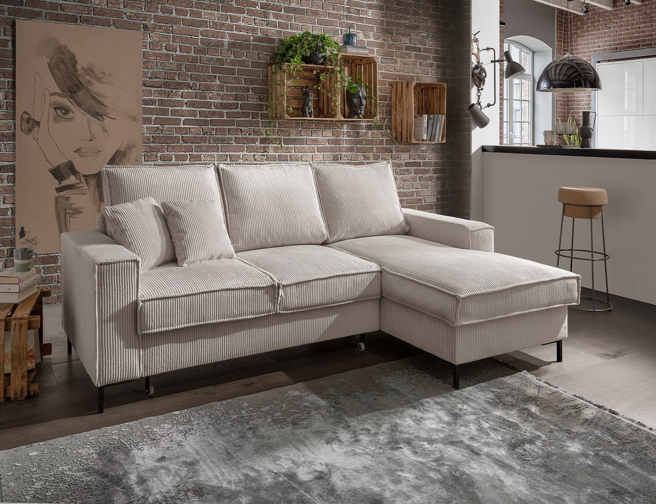 Ecksofa Rom – Die Wohlfühloase mit Schlaffunktion