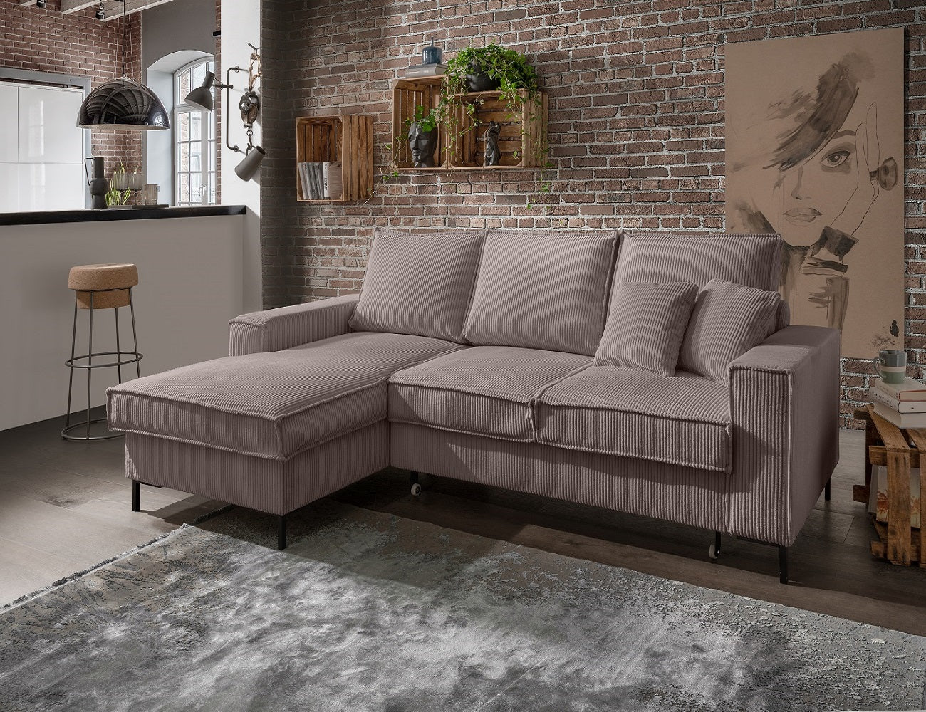 Ecksofa Rom – Die Wohlfühloase mit Schlaffunktion