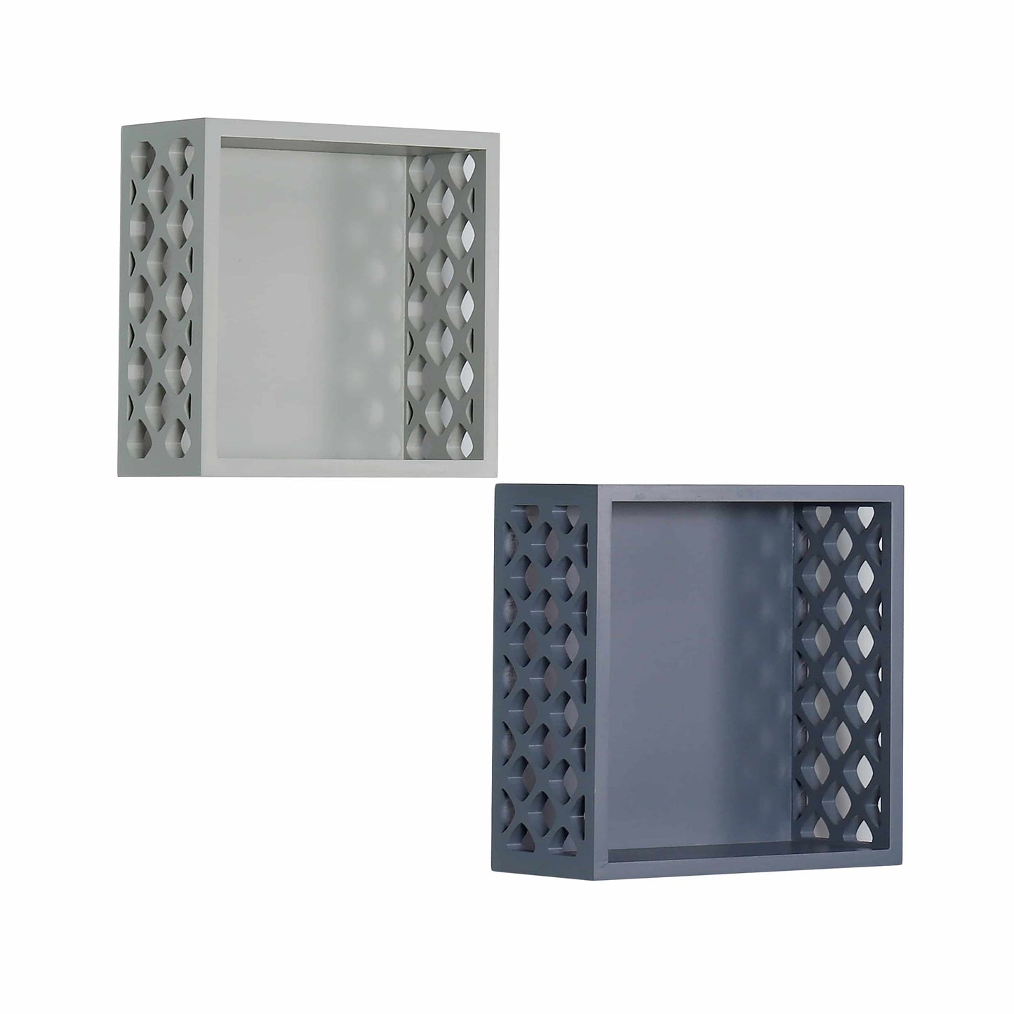 Wandregal Missouri 210 Blau / Hellgrün 2er-Set