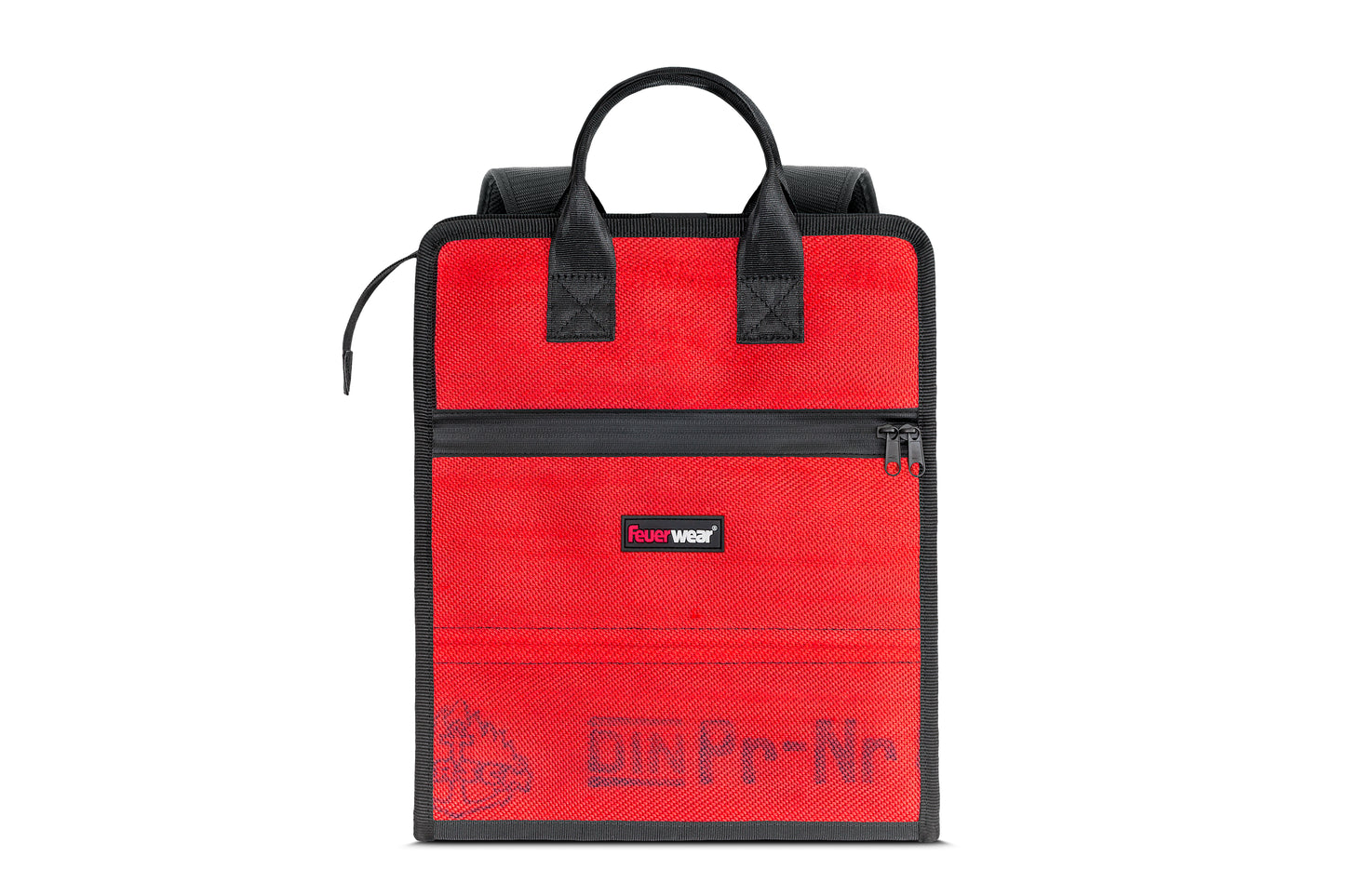 Feuerwear Recycling Rucksack Elvis, rot, aus recyceltem Feuerwehrschlauch
