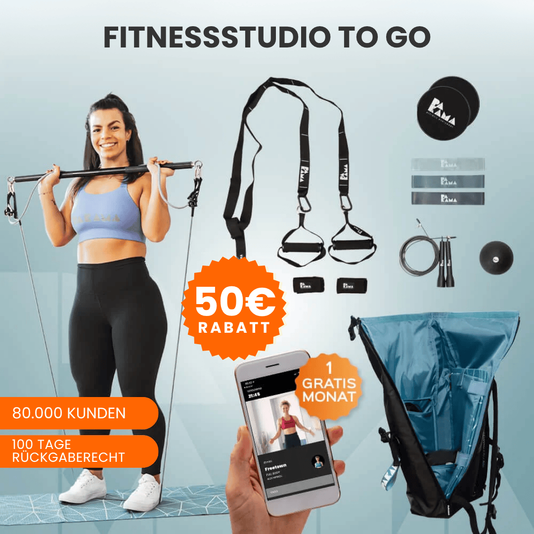 Fitnessstudio to Go (inkl. App) - BERLIN Black