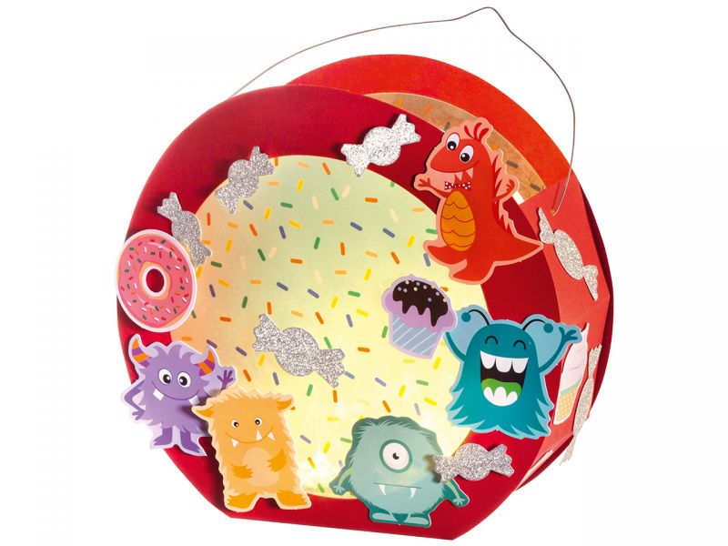 Folia Laternen-Bastelset »Monster«