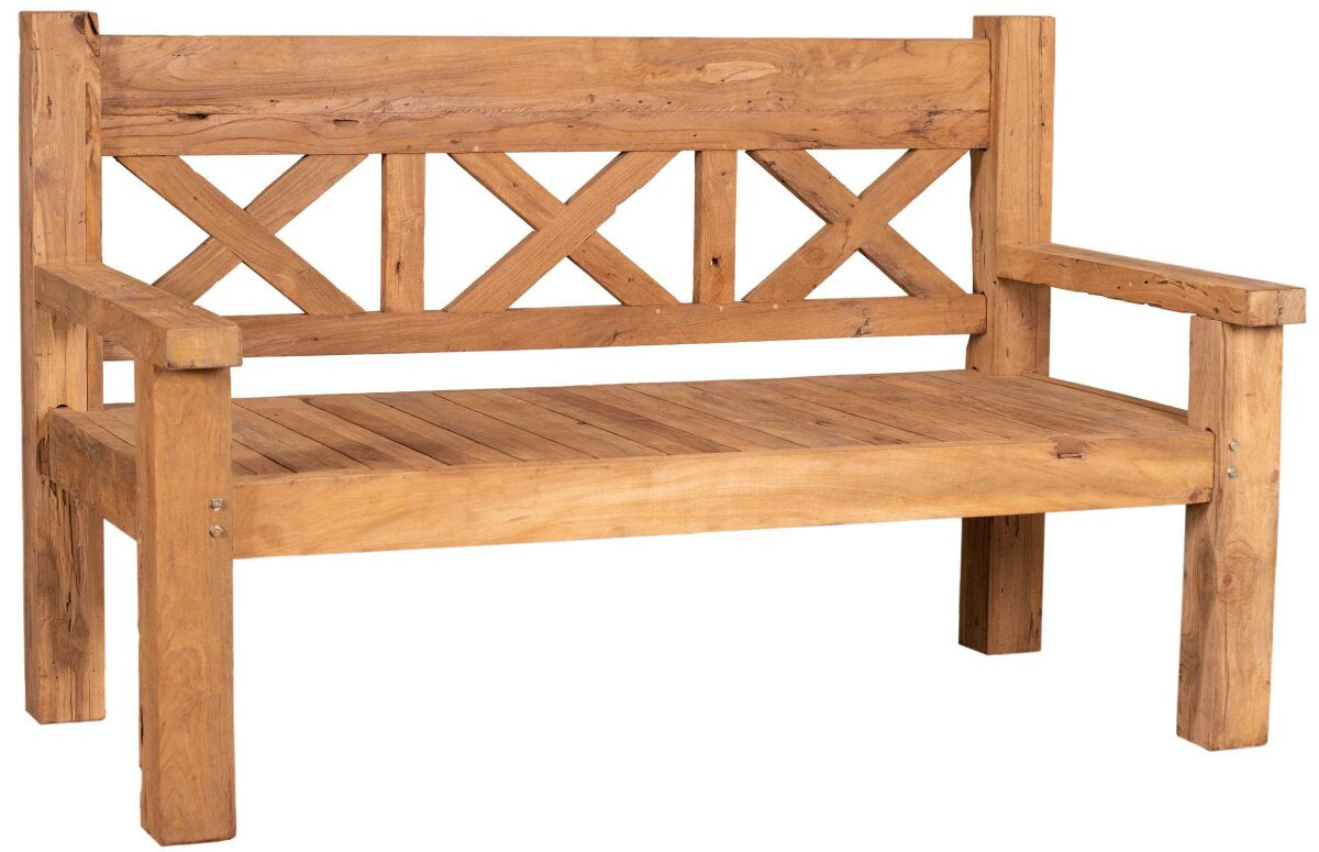 Gartenbank Rustique Teak 160 cm