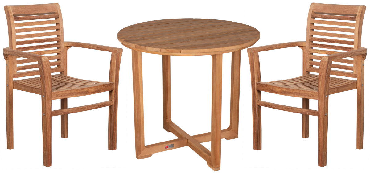 Gartenmöbelset Stapelsessel Derby & Tisch Retford