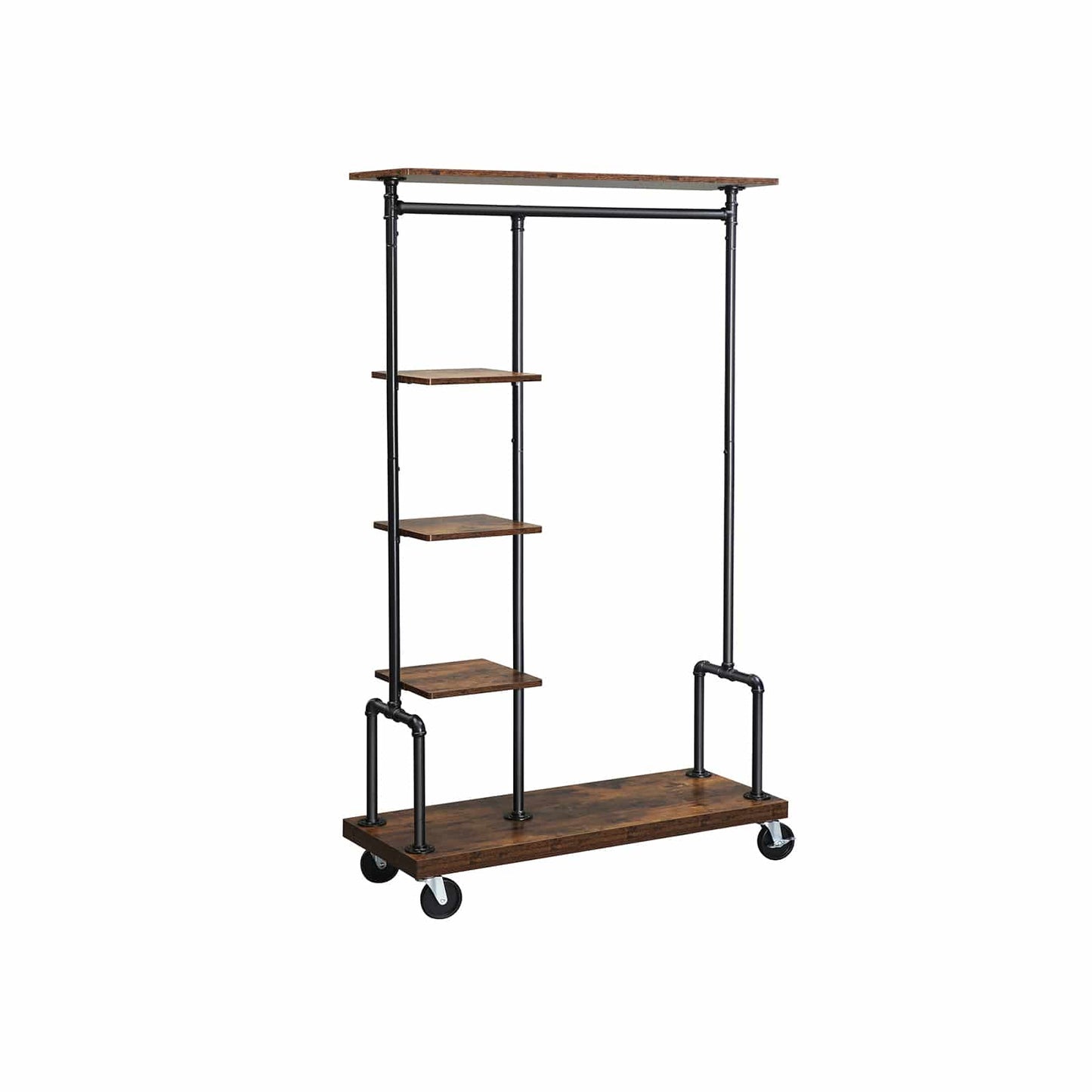 Garderobe mit Gitterablagen Industriestil