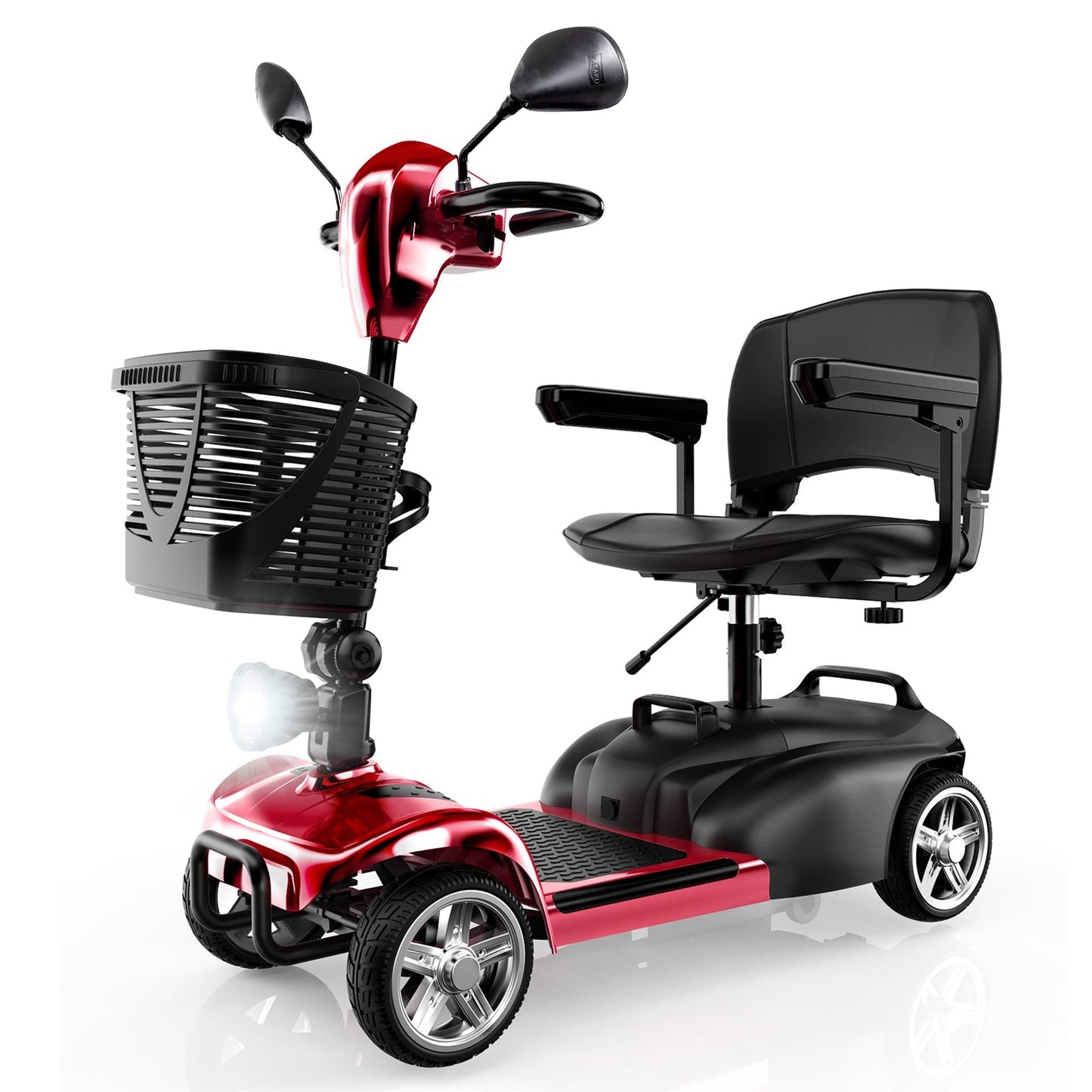 iScooter X02 Seniorenmobil - X02 Rot + Rückspiegel