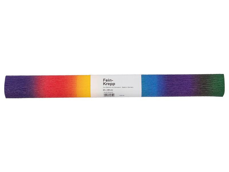 Folia Krepppapier »Regenbogen«, 32 g/m², 50 x 250 cm, 1 Rolle