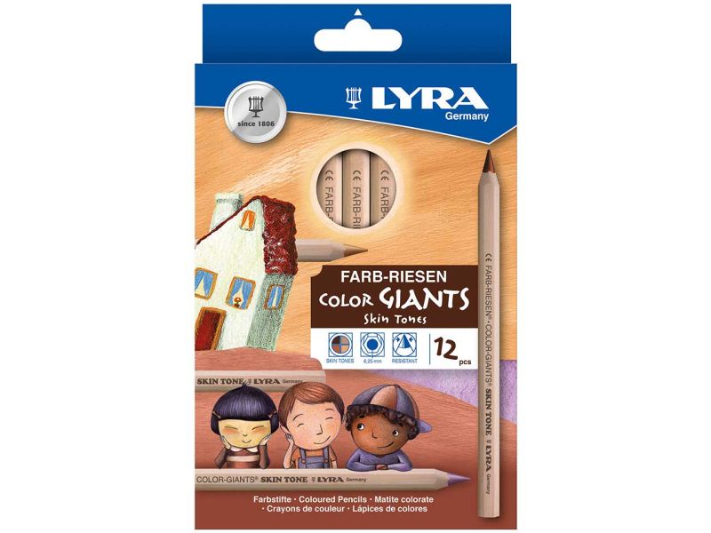 LYRA Farb-Riesen Bunststifte »SKIN TONES«, 12er Set