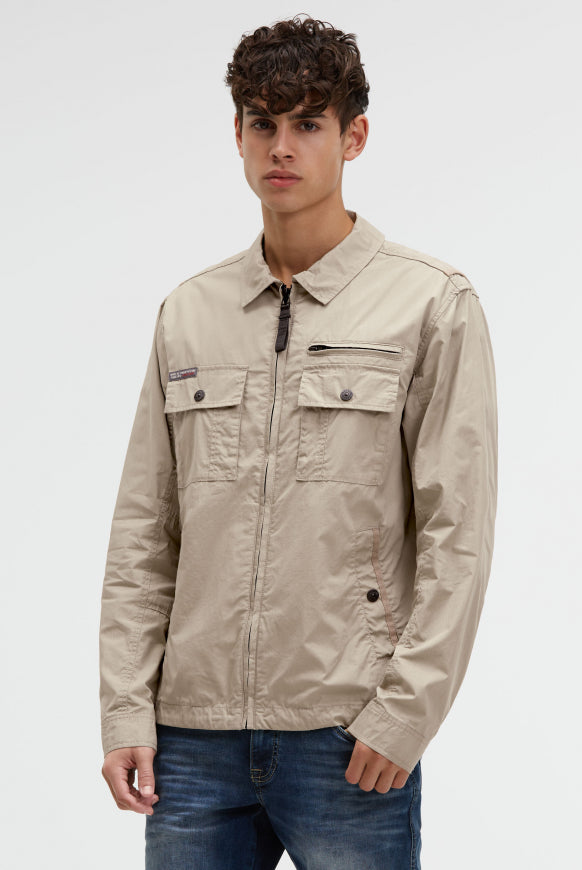 CAMP DAVID Leichte Kurzjacke im Utility-Stil mit Paper-Coating
