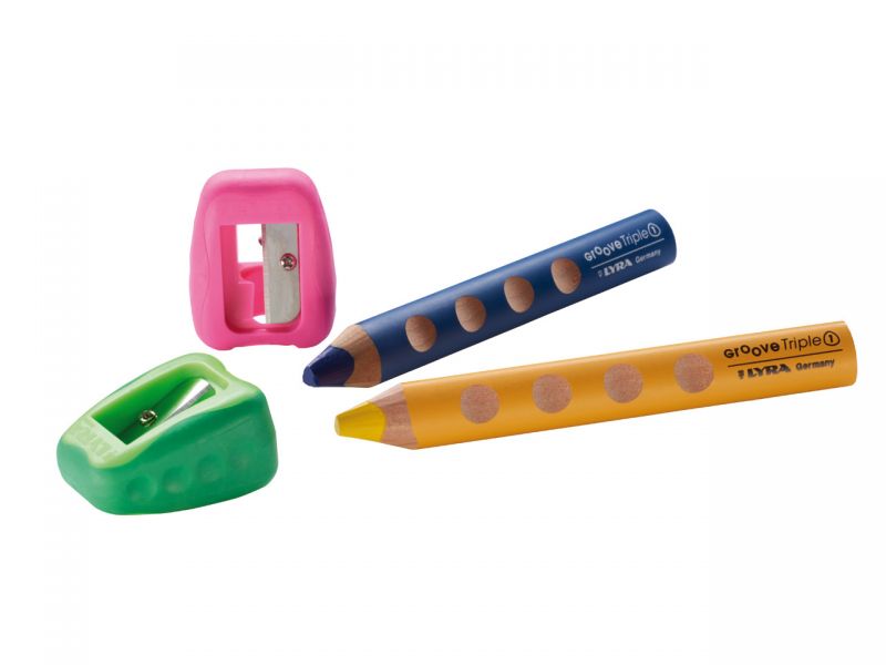 LYRA Spitzer für Groove Triple 1, 1 Stück, Farben sortiert