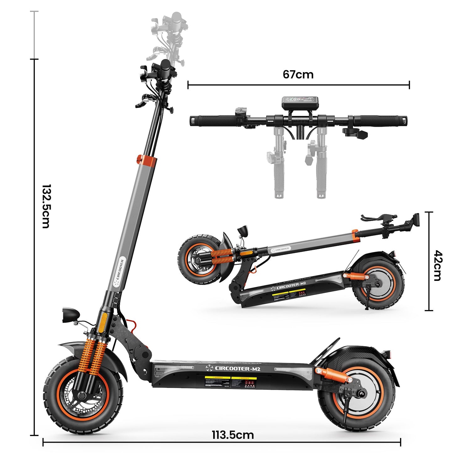 iScooter M2 Offroad E-Scooter Mit Straßenzulassung (ABE/eKFV) - M2