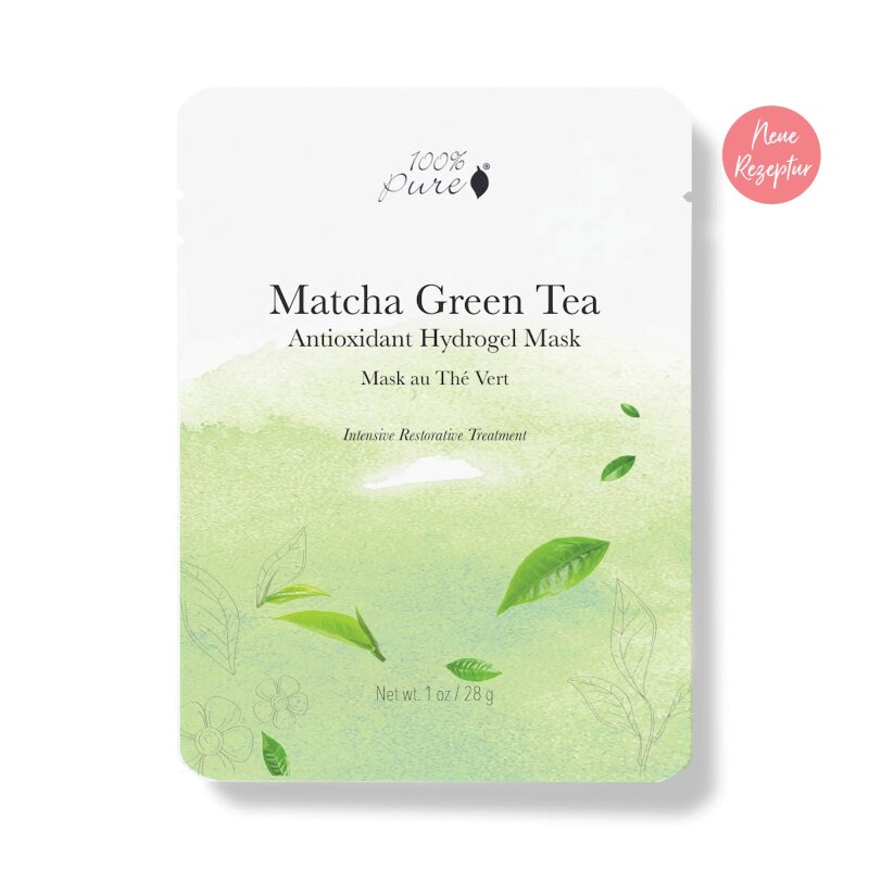 Matcha Green Tea Antioxidant Hydrogel Mask - Gesichtsmaske