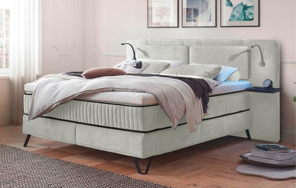 ED Exciting Design Boxspringbett Milazzo: Luxuriöser Schlafkomfort in Anthology-Mikrofaser mit 6 Farboptionen und innovativem 9-Zonen-Tonnentaschenfederkern