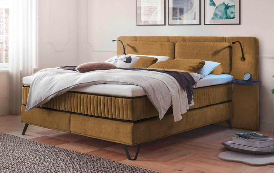 ED Exciting Design Boxspringbett Milazzo: Luxuriöser Schlafkomfort in Legacy-Mikrofaser mit 4 Farboptionen und innovativem 9-Zonen-Tonnentaschenfederkern