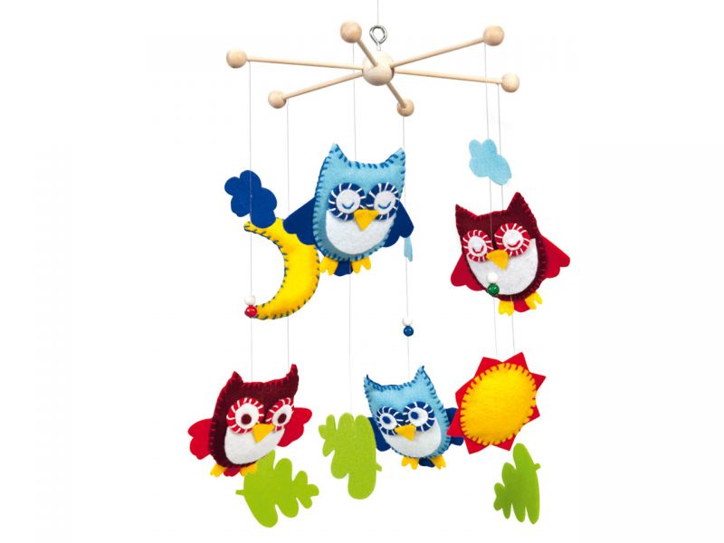 Folia Mobile-Bastelset Eulen