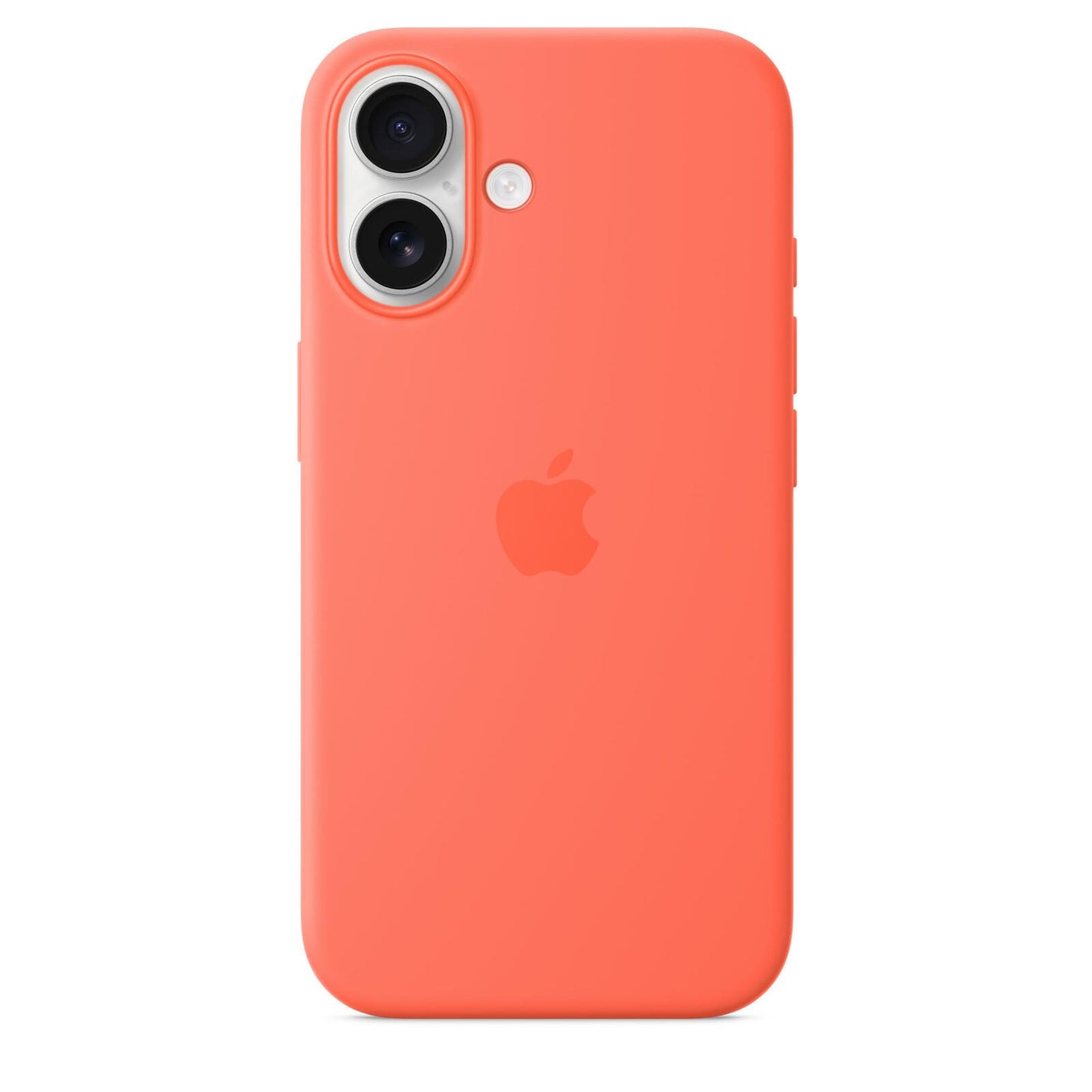 Apple iPhone 16 Silikon Case mit MagSafe, mandarine