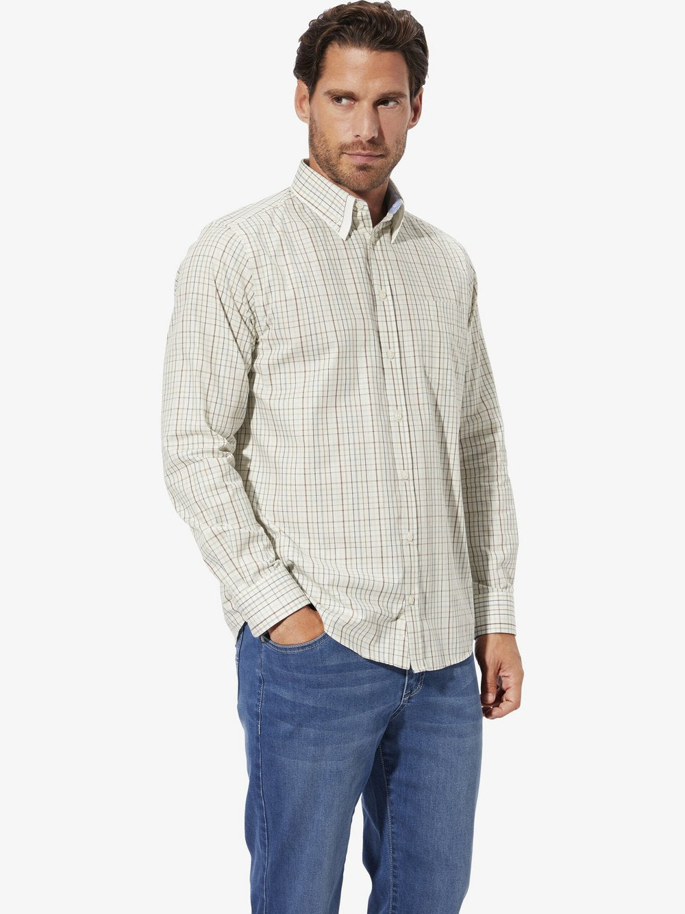 BABISTA 3 tlg. Schlafanzug Herren Baumwolle kariert