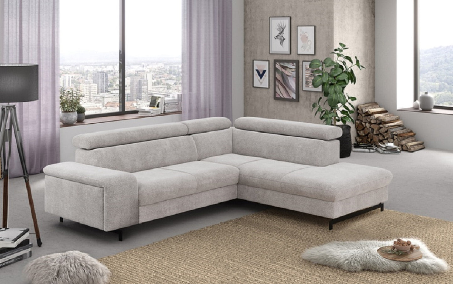 Ecksofa Emma mit Schlaffunktion und Bettkasten – Funktionalität trifft auf elegantes Design