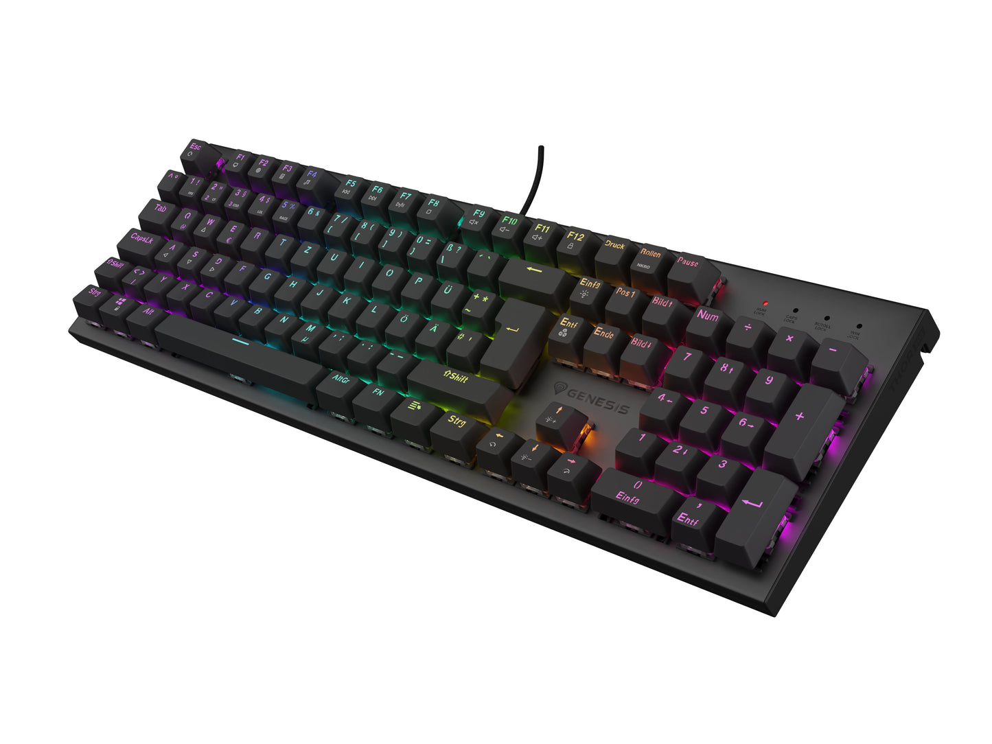 Genesis Gaming Tastatur THOR 303 brown kabelgeb. (DE)