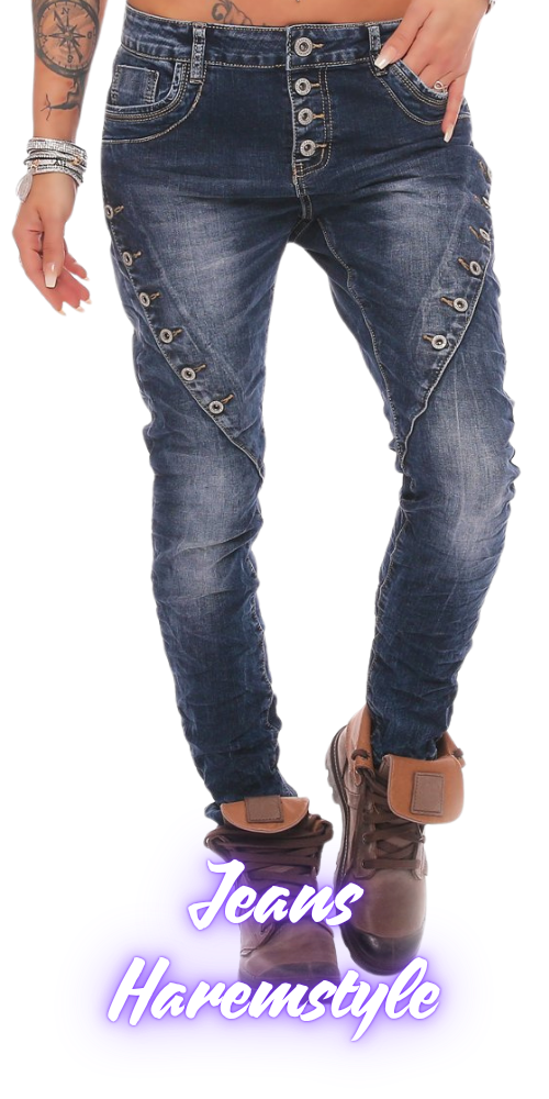 Hüftjeans - Baggy Haremstyle