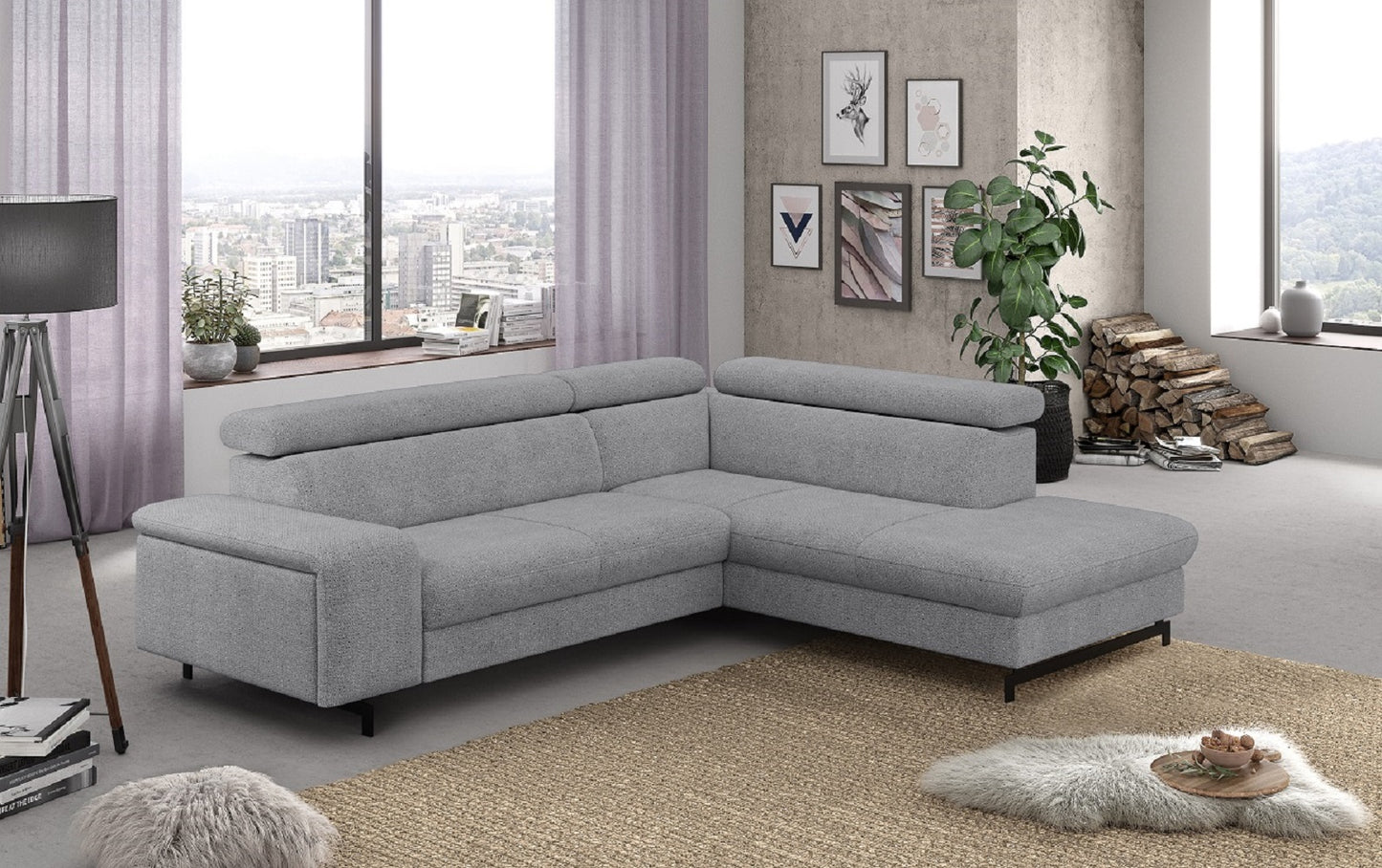 Ecksofa Emma mit Schlaffunktion und Bettkasten – Funktionalität trifft auf elegantes Design