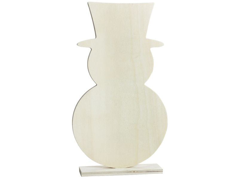 Spielheld XL Holzdeko »Schneemann«, natur, 34 cm hoch