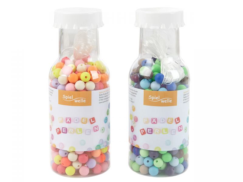 Fädelperlen, Matt, 2er-Set