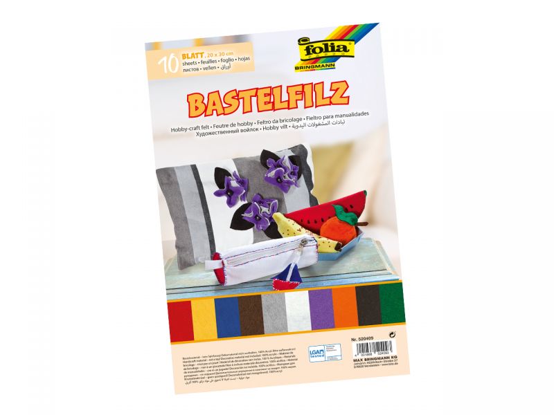 Folia Bastelfilz, 10 Blatt