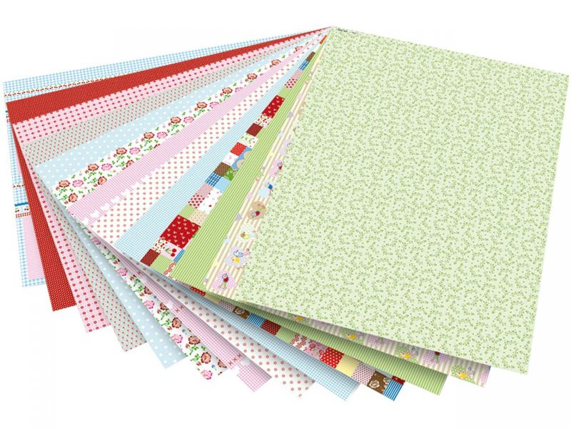 Folia Motivkarton Mittsommerland, 50 x 70 cm, 13 Motive
