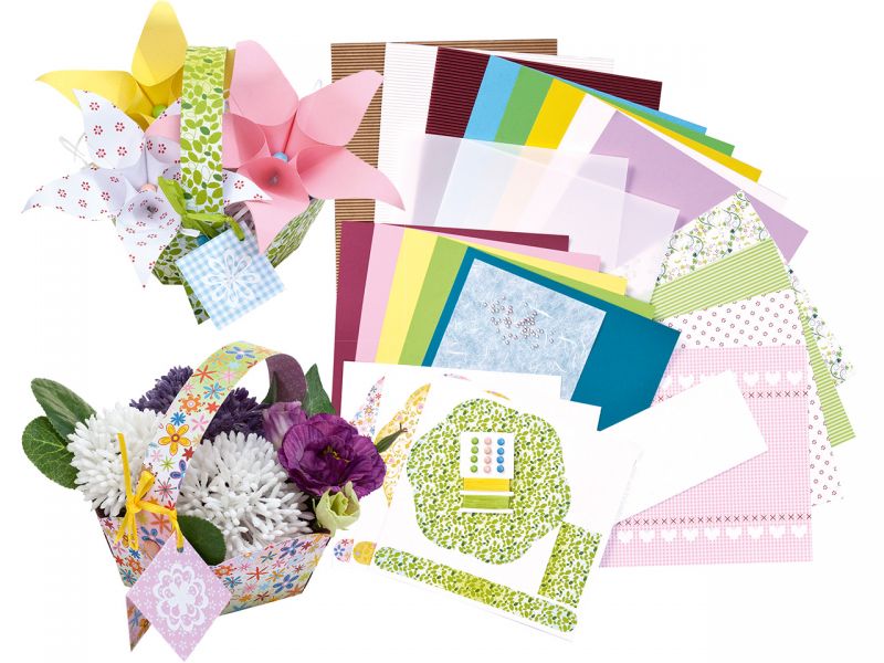 Folia Bastelset Frühling, 88-tlg.