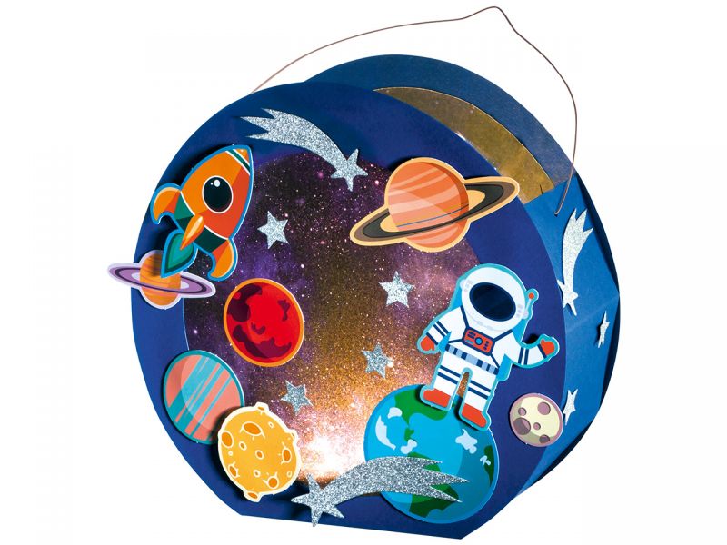 Folia Laternen-Bastelset »Weltraum«