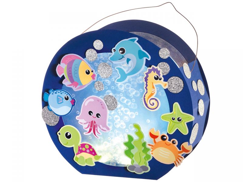 Folia Laternen-Bastelset »Unterwasserwelt«