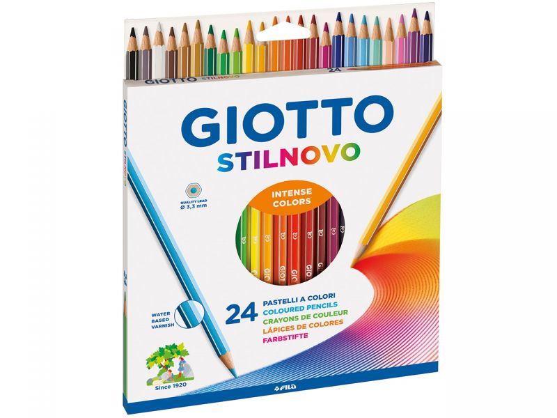 Giotto Stilnovo Farbstifte, 24 Farben