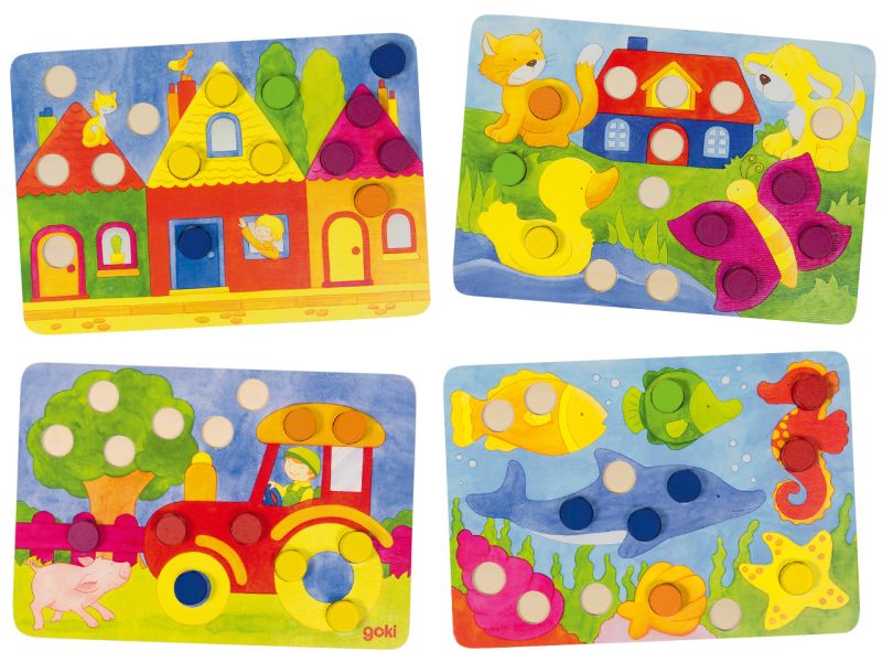 goki Farbwürfelspiel, 95-tlg.