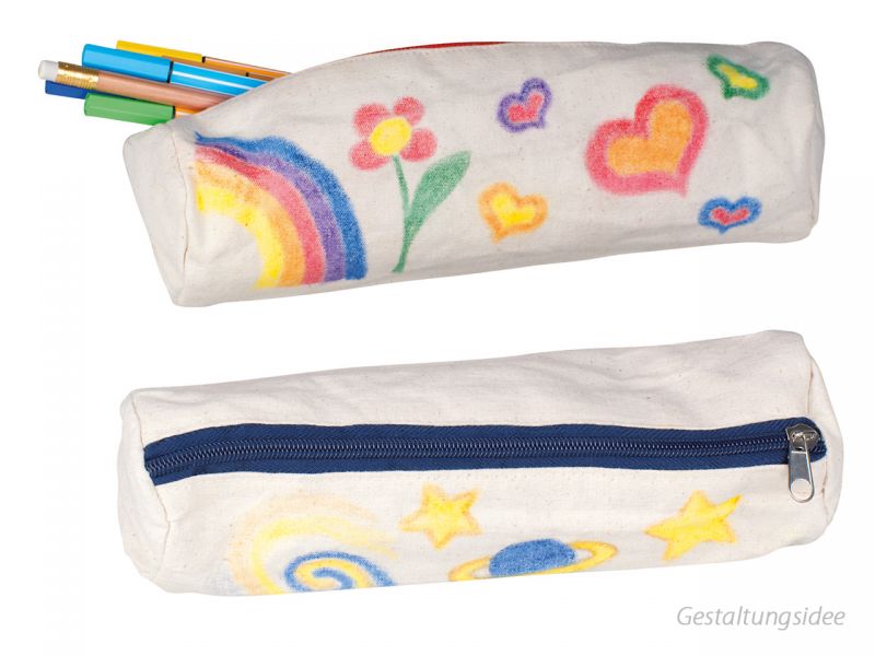 goki Federtasche zum Anmalen, 1 Stück, sortiert