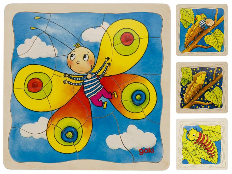 goki Lagenpuzzle »Raupe«