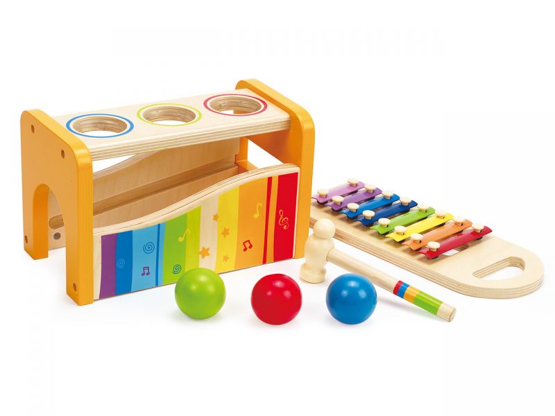 Hape Xylophon und Hammerspiel