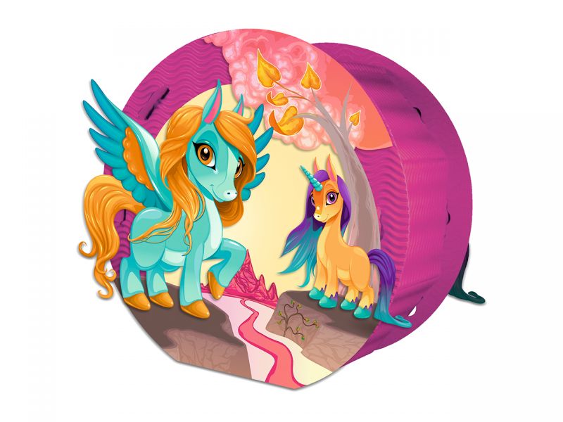 URSUS Easy Line Laternen-Bastelset »Baby Pegasus & Einhorn«