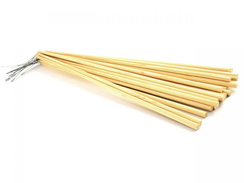 Folia Laternenstab mit Metallhaken, Spar-Set, 25 Stück