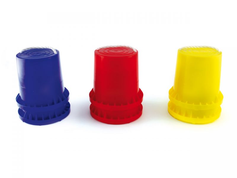 Spielheld Laufdosen, Stelzen, 1 Paar, Farben gemischt geliefert