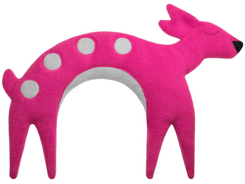 Leschi Wärmekissen »Das Rehkitz Flora«, Flamingo