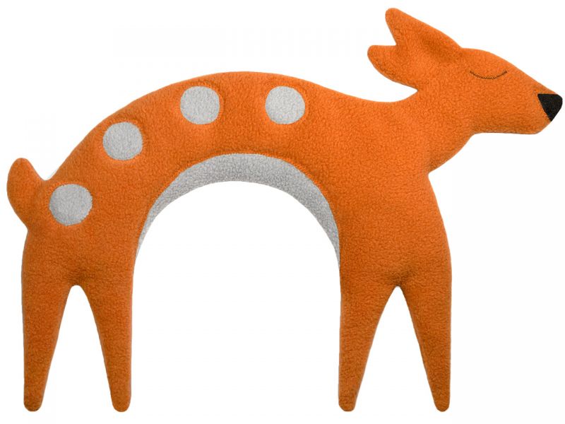 Leschi Wärmekissen »Das Rehkitz Flora«, Morgenrot