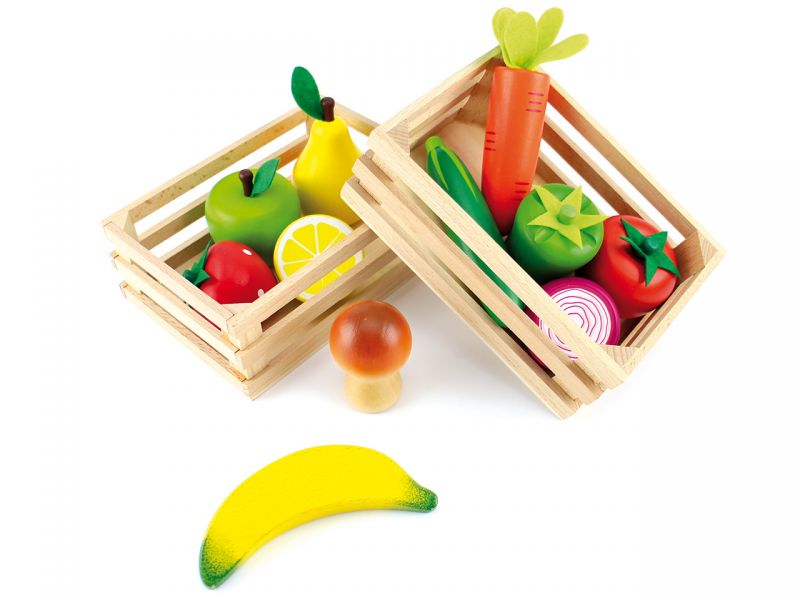 Obst- und Gemüsekiste, 13-tlg.